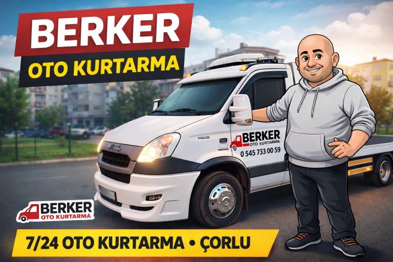 Berker Oto Kurtarma  Çorlu Oto Çekici Telefon: 0545 733 00 59
